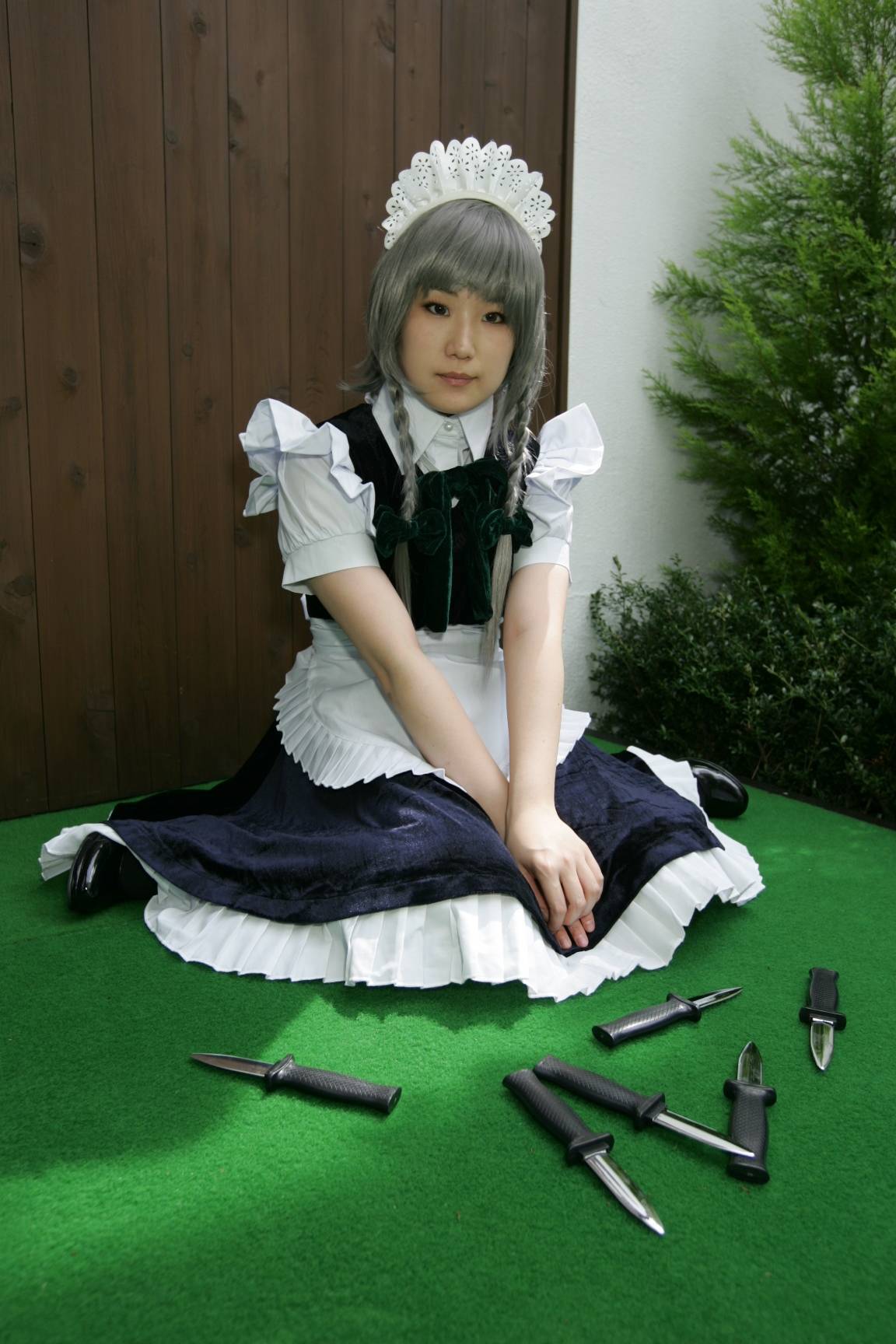 黑丝游戏美女　[Cosplay]Izayoi-Sakuya 日本超级诱惑美女图片写真